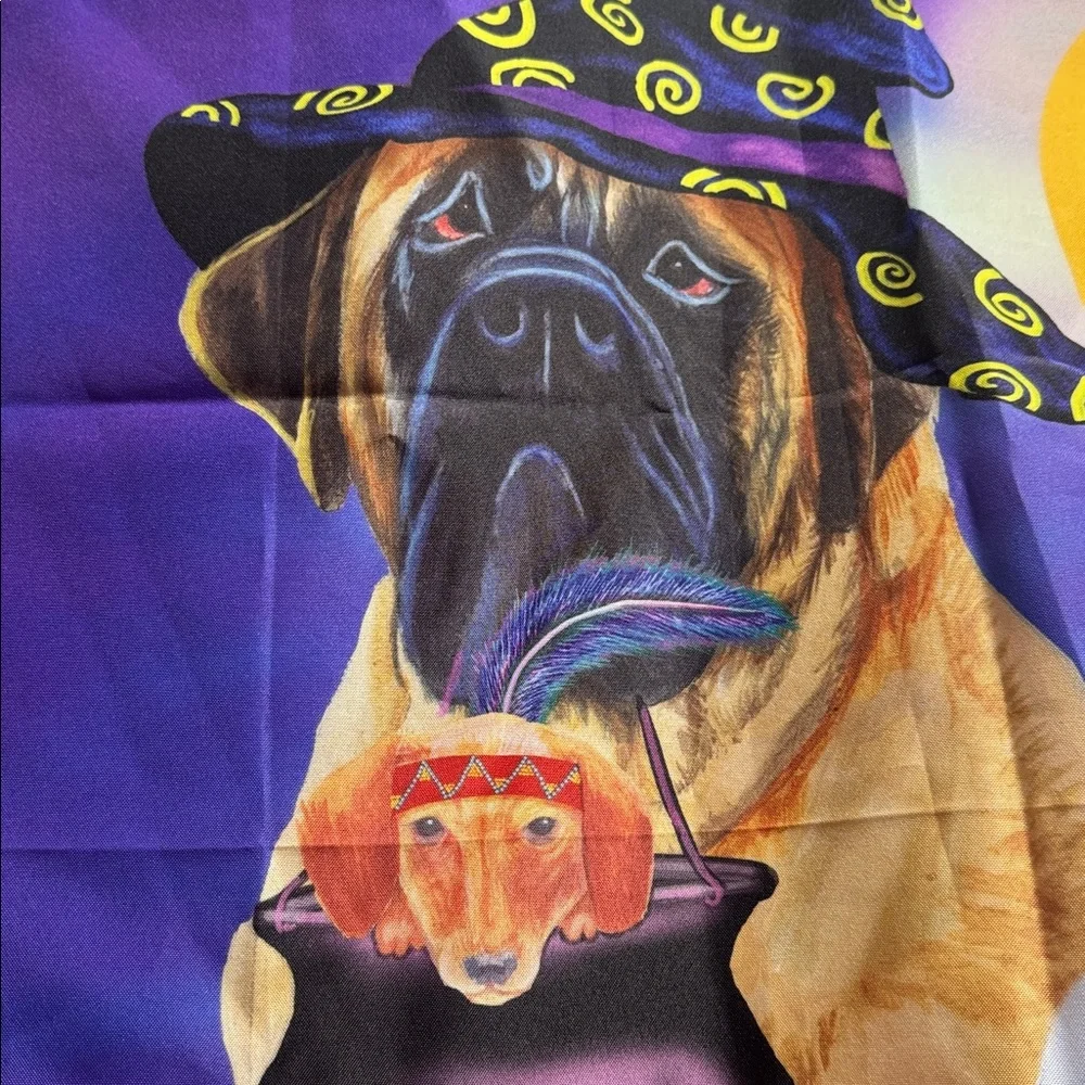 Briarwood Lane Flag Dogs and Cats dressed up for Halloween 39” by 28”